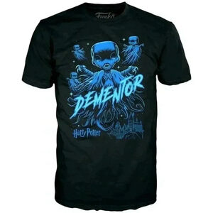 Official Merch | NEW | Harry Potter Dementor Glow-in-the-Dark Tee | Unisex S